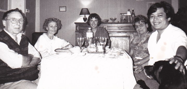 Mon père, ma compagne, moi, ma mère, mon ami Dagoberto et Charly - Lille - 1991