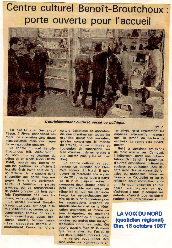 La-Voix- du-Nord_inauguration-Centre-culturel-libertaire-de-Lille_18-octobre-1987