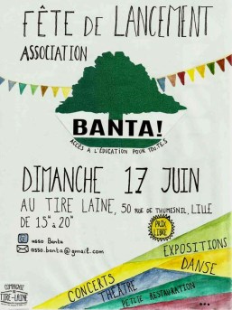 fête lancement association BANTA 17juin2018 Lille