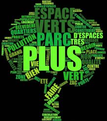 plus d'espaces verts