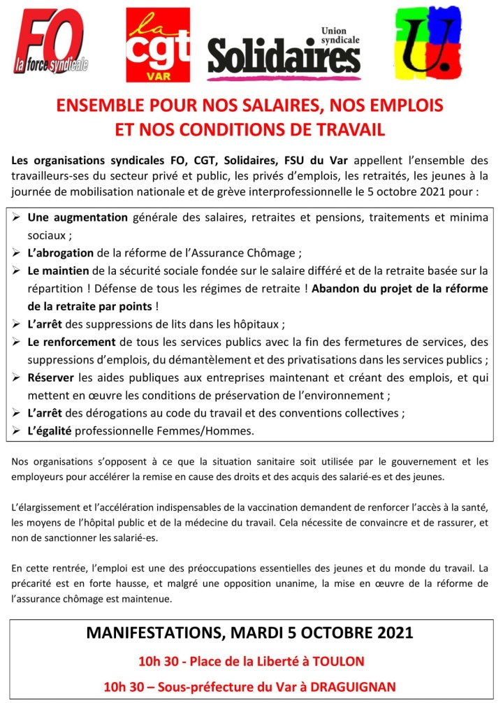 appel-greve-manifestation-5octobre2021