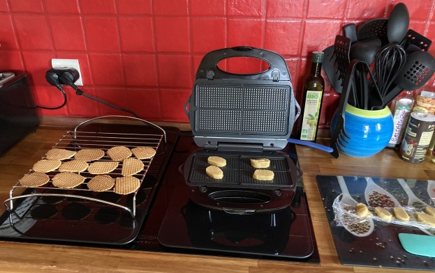 gaufres sèches du nouvel an