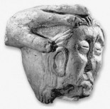 tête coupée avec main imposée