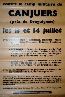 affiche-contre-camp-militaire-canjuers-13-14-juillet-1974